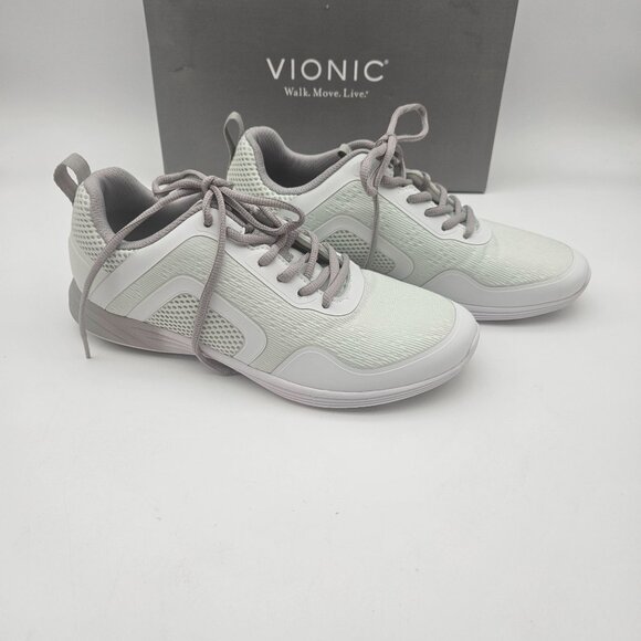 Vionic Agile JoJo Ombre Comfort Sneakers White Pale Green  Womens Sz 9 NIB - Picture 4 of 8